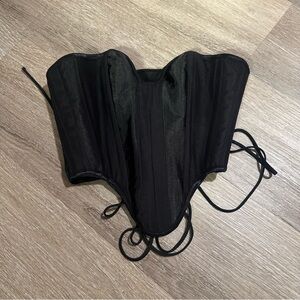 ALEJANDRO COLLECTION Corset Bustier Top Black Small
